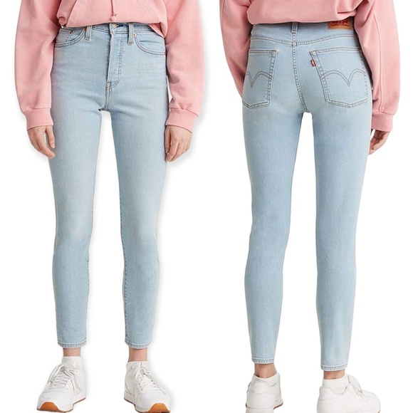 Levi's Denim - Levi’s Wedgie Skinny High Rise Light Wash Jeans